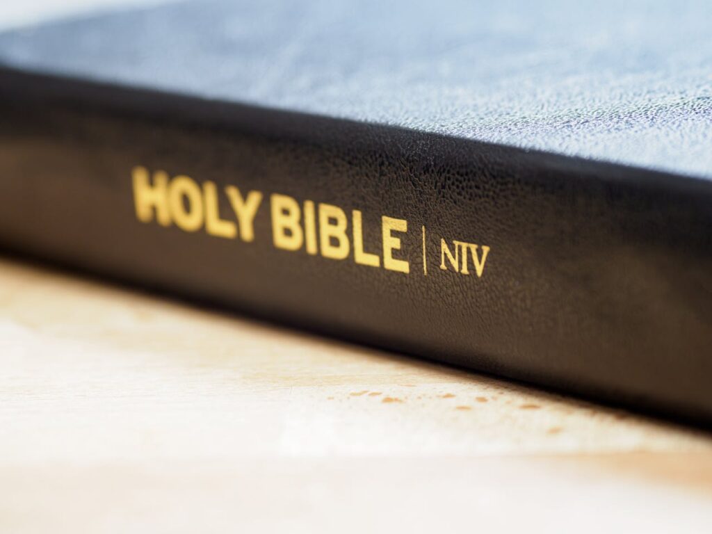 Close-Up Photo of Holy Bible